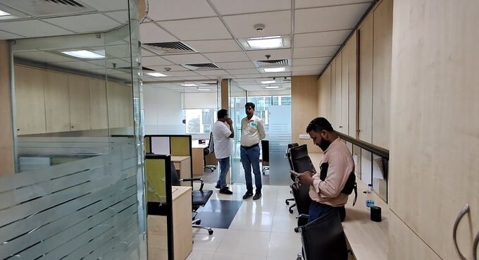 Affordable office space for rent in Jasola, South Delhi.